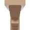 Ekena Millwork 3"W x 18"D x 6"H Thin Sheridan Rough Cedar Woodgrain TimberThane Corbel, Primed Tan CORUR03X18X06SHERCPR - alternate 2